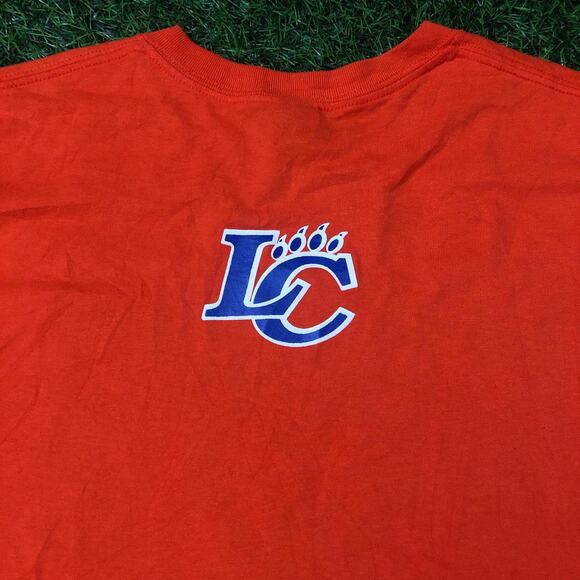 Mens Orange LC Big Cat Graphic Tee - Picture 5 of 5